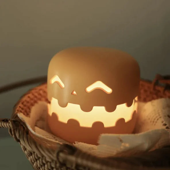 Ghostly pumpkin lamp