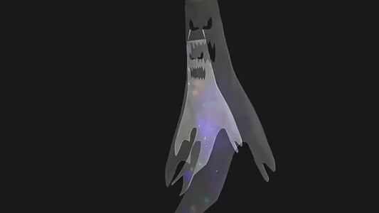 Glow Haunt Ghost Face Decoration
